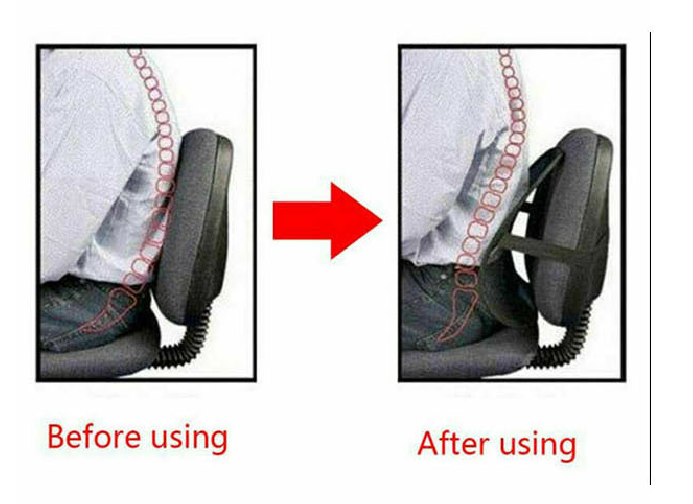 Lumbar support for car