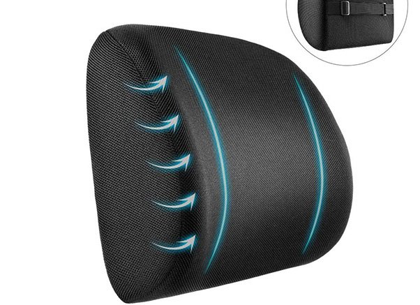 Memory Foam - lumbar support pillow