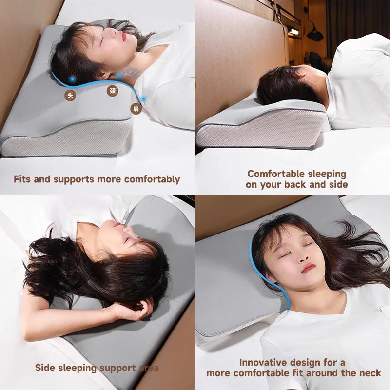 Memory Foam Pillow. Spine friendly pillow, Pain relieving pillow, Orthopedic memory foam cushion, Best pillow for chronic back pain, Posture correcting sleep pillow, Cervical support, Memory foam sleeping aid, Therapeutic pillow for spine, Pressure relief neck pillow, Sleep posture and spinal health