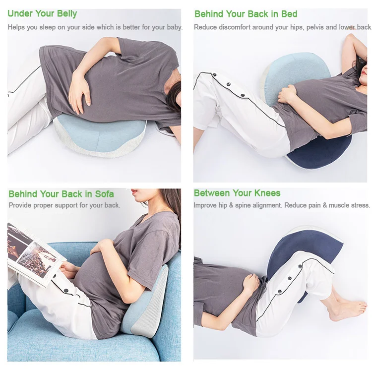 JYM Pillow Pregnancy Pillows, Wedge Pillow, C-Shaped Pregnancy Pillow, U-Shaped Pregnancy Pillow, full-body support, better sleep