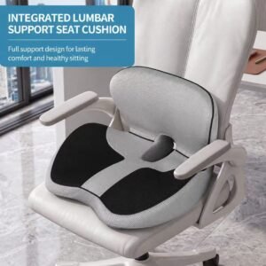 Lumbar Support Seat Cushion for Office Chair